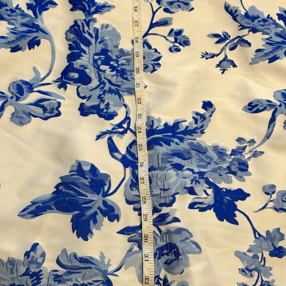 NWT Mestiza New York Puff Puff Floral Blue and white Jacquard Dress - Size 14 - Picture 12 of 14